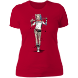 T-Shirts Red / S Sweet Crazy Girl sumi-e Women's Premium T-Shirt