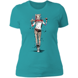 T-Shirts Tahiti Blue / S Sweet Crazy Girl sumi-e Women's Premium T-Shirt