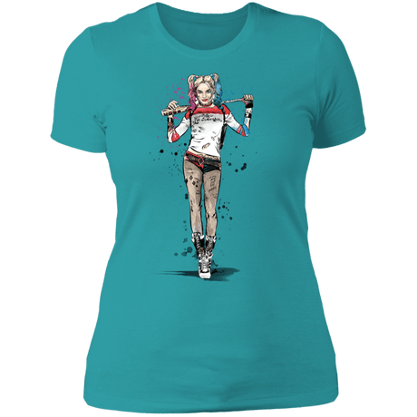 T-Shirts Tahiti Blue / S Sweet Crazy Girl sumi-e Women's Premium T-Shirt