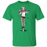 T-Shirts Irish Green / YXS Sweet Crazy Girl sumi-e Youth T-Shirt