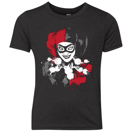 T-Shirts Vintage Black / YXS Sweet Crazy Girl Youth Triblend T-Shirt