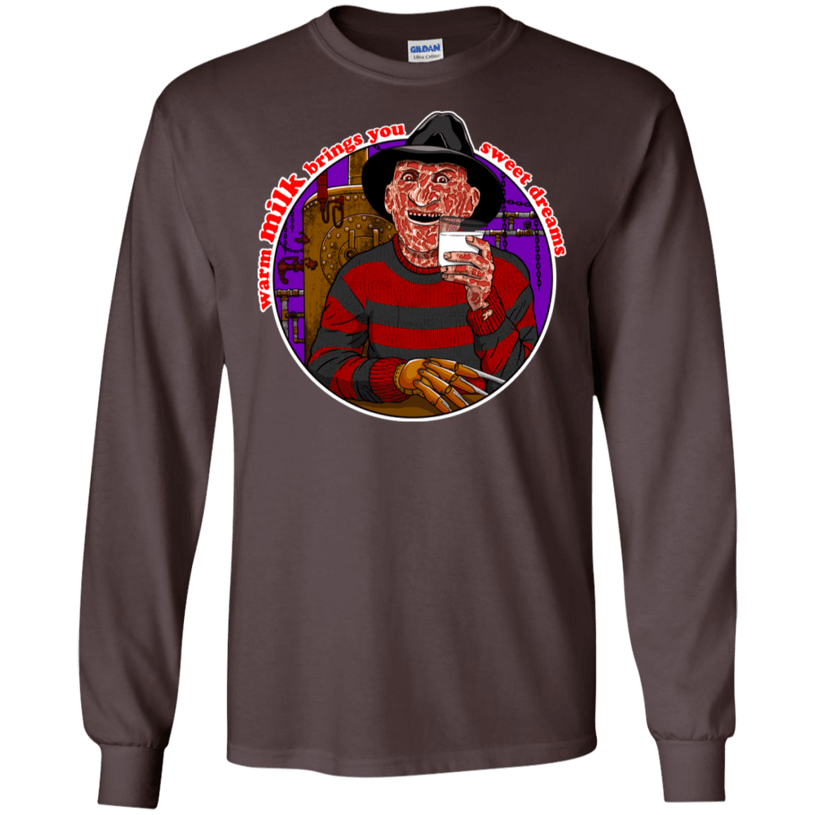 T-Shirts Dark Chocolate / S Sweet Dreams Men's Long Sleeve T-Shirt