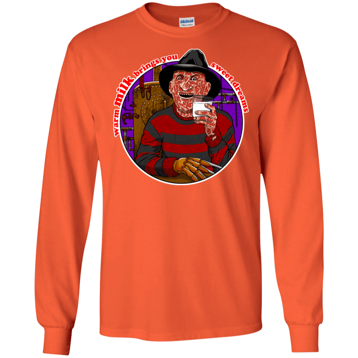 T-Shirts Orange / S Sweet Dreams Men's Long Sleeve T-Shirt