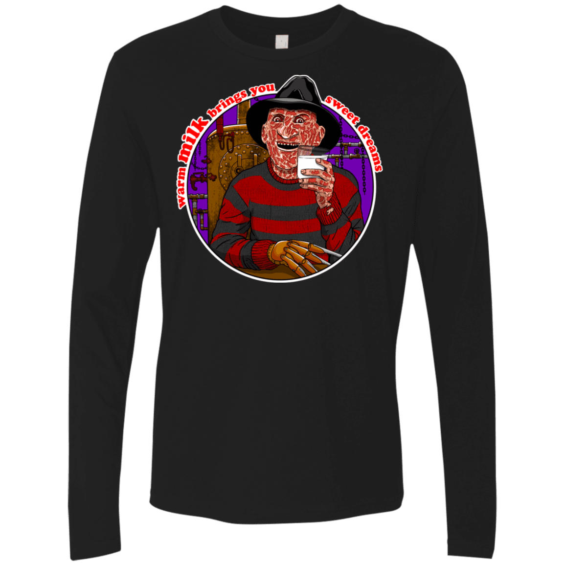 T-Shirts Black / S Sweet Dreams Men's Premium Long Sleeve