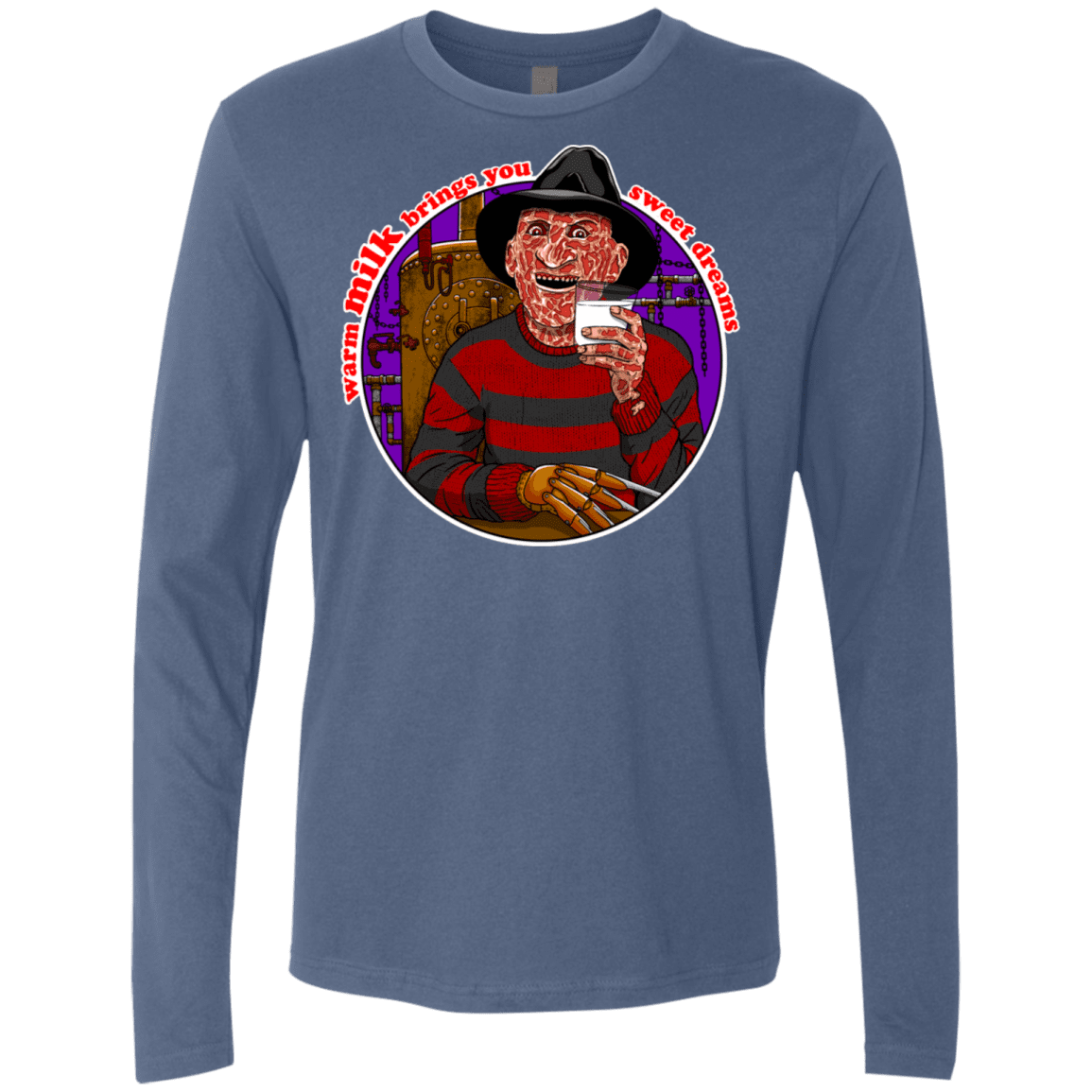 T-Shirts Indigo / S Sweet Dreams Men's Premium Long Sleeve