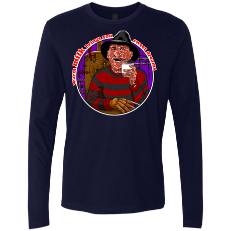T-Shirts Midnight Navy / S Sweet Dreams Men's Premium Long Sleeve
