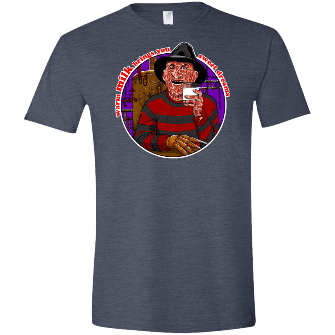 T-Shirts Heather Navy / S Sweet Dreams Men's Semi-Fitted Softstyle