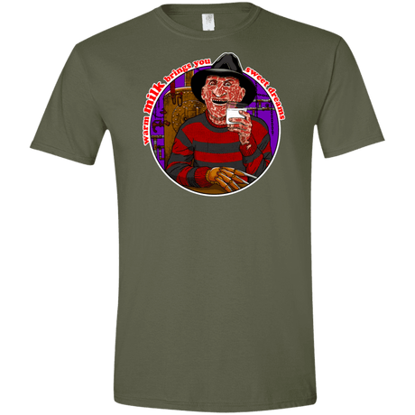 T-Shirts Military Green / S Sweet Dreams Men's Semi-Fitted Softstyle