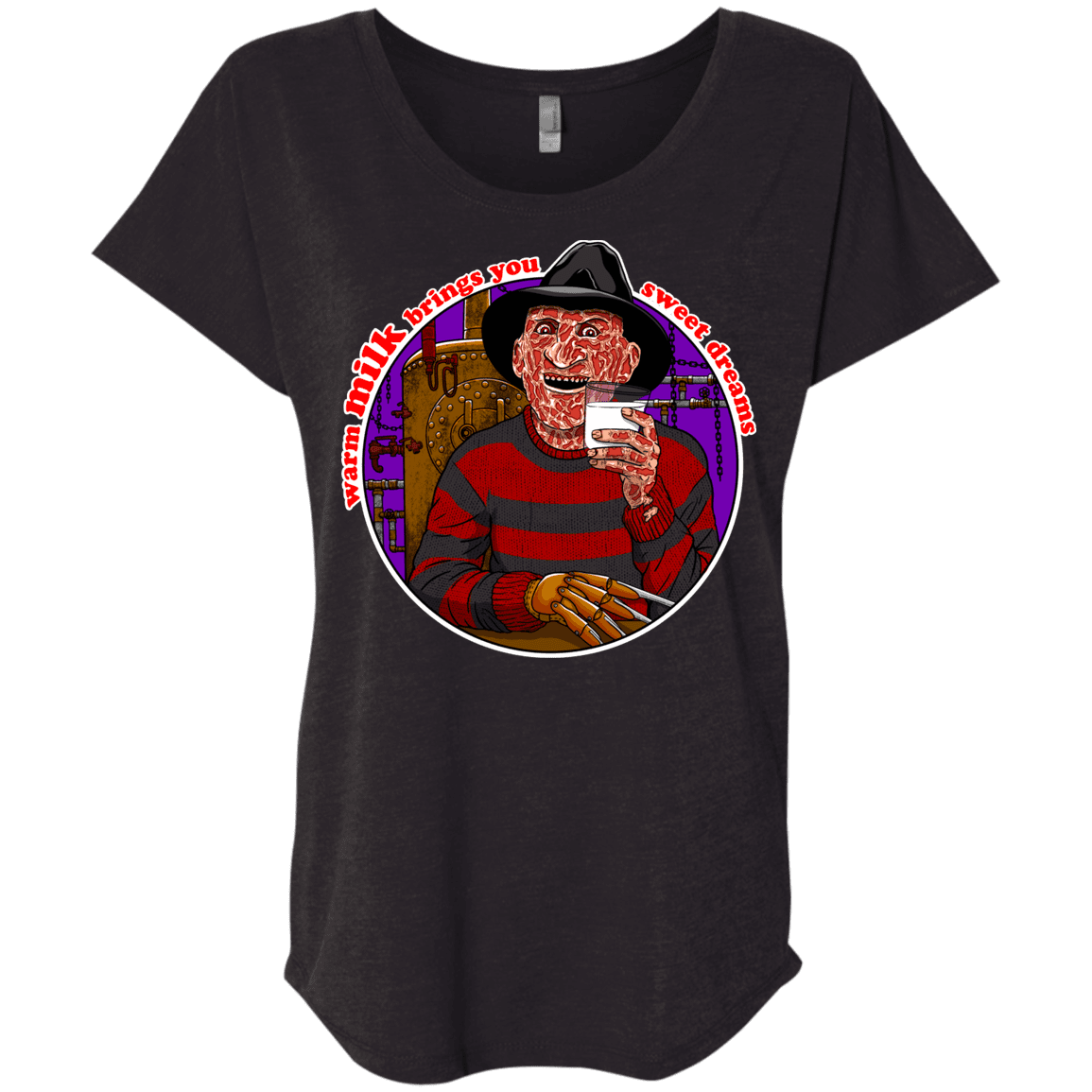 T-Shirts Vintage Black / X-Small Sweet Dreams Triblend Dolman Sleeve