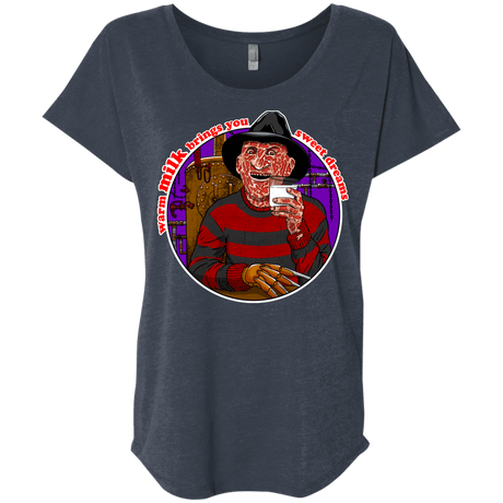 T-Shirts Vintage Navy / X-Small Sweet Dreams Triblend Dolman Sleeve