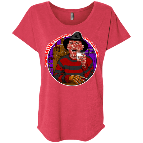 T-Shirts Vintage Red / X-Small Sweet Dreams Triblend Dolman Sleeve