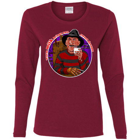 T-Shirts Cardinal / S Sweet Dreams Women's Long Sleeve T-Shirt