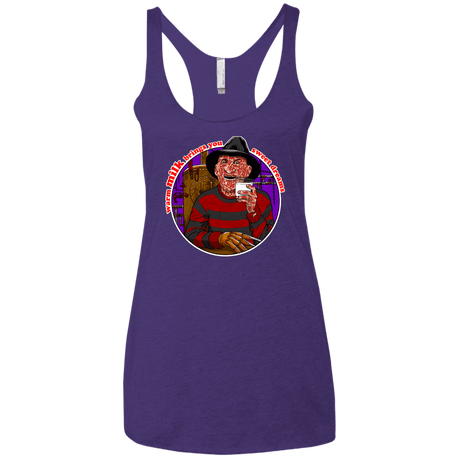 T-Shirts Purple Rush / X-Small Sweet Dreams Women's Triblend Racerback Tank