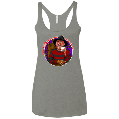 T-Shirts Venetian Grey / X-Small Sweet Dreams Women's Triblend Racerback Tank