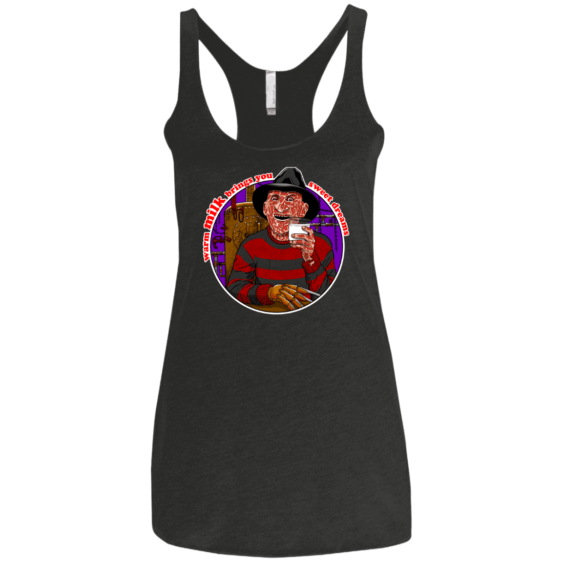 T-Shirts Vintage Black / X-Small Sweet Dreams Women's Triblend Racerback Tank