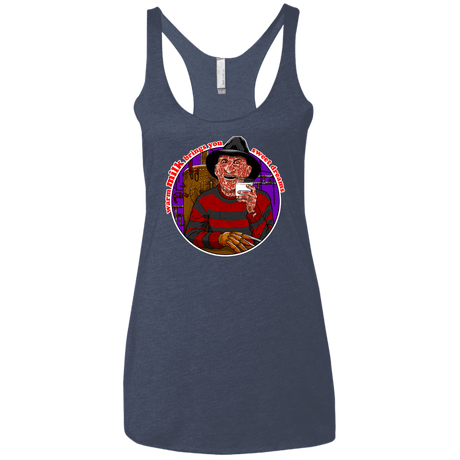 T-Shirts Vintage Navy / X-Small Sweet Dreams Women's Triblend Racerback Tank