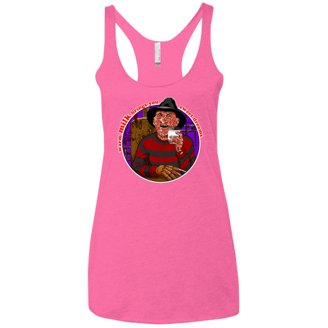 T-Shirts Vintage Pink / X-Small Sweet Dreams Women's Triblend Racerback Tank