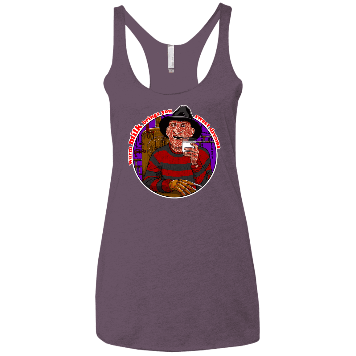T-Shirts Vintage Purple / X-Small Sweet Dreams Women's Triblend Racerback Tank