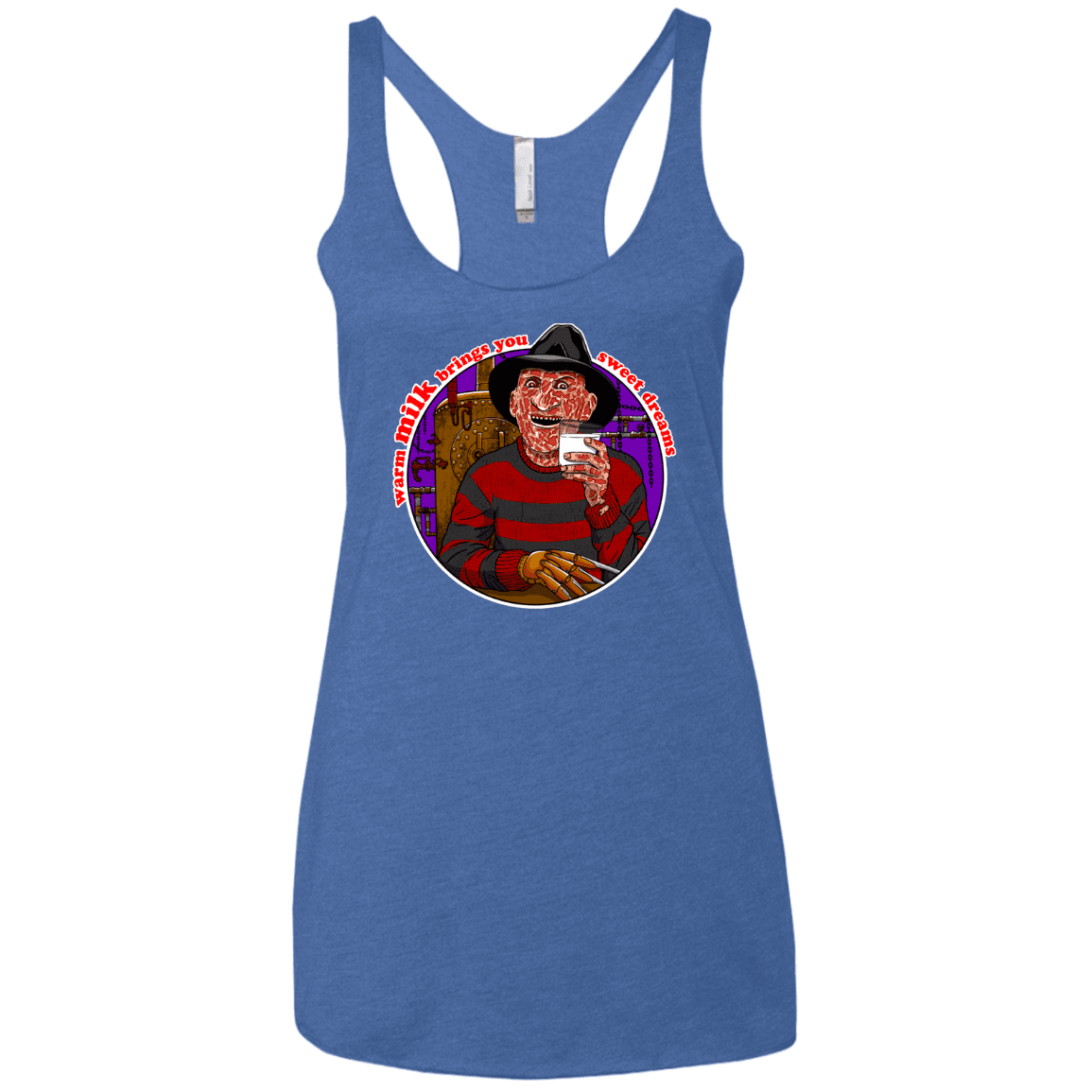 T-Shirts Vintage Royal / X-Small Sweet Dreams Women's Triblend Racerback Tank