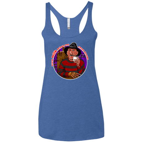 T-Shirts Vintage Royal / X-Small Sweet Dreams Women's Triblend Racerback Tank