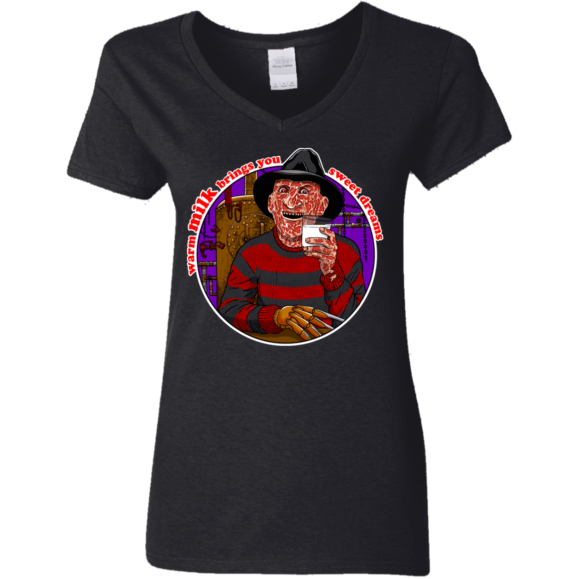 T-Shirts Black / S Sweet Dreams Women's V-Neck T-Shirt