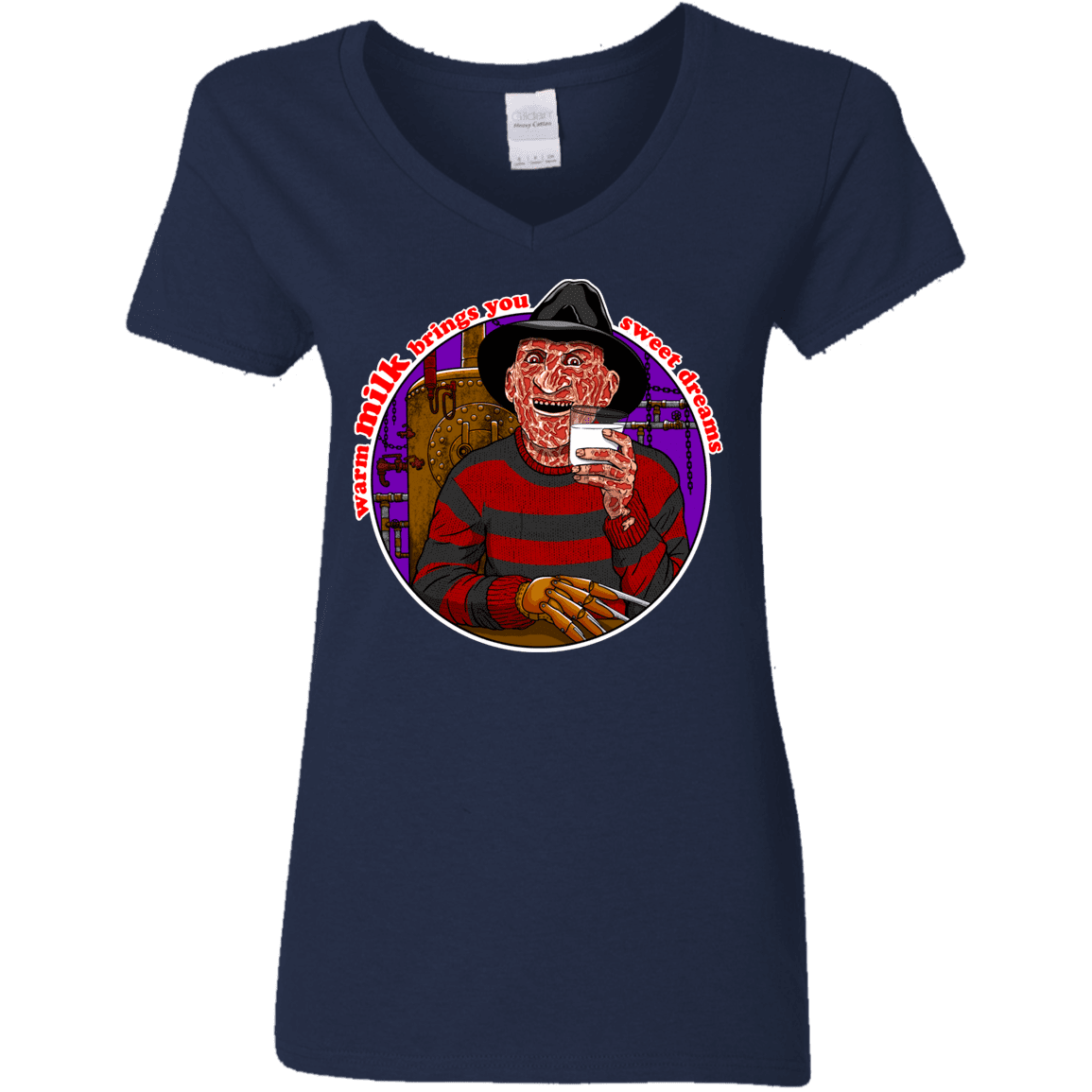 T-Shirts Navy / S Sweet Dreams Women's V-Neck T-Shirt