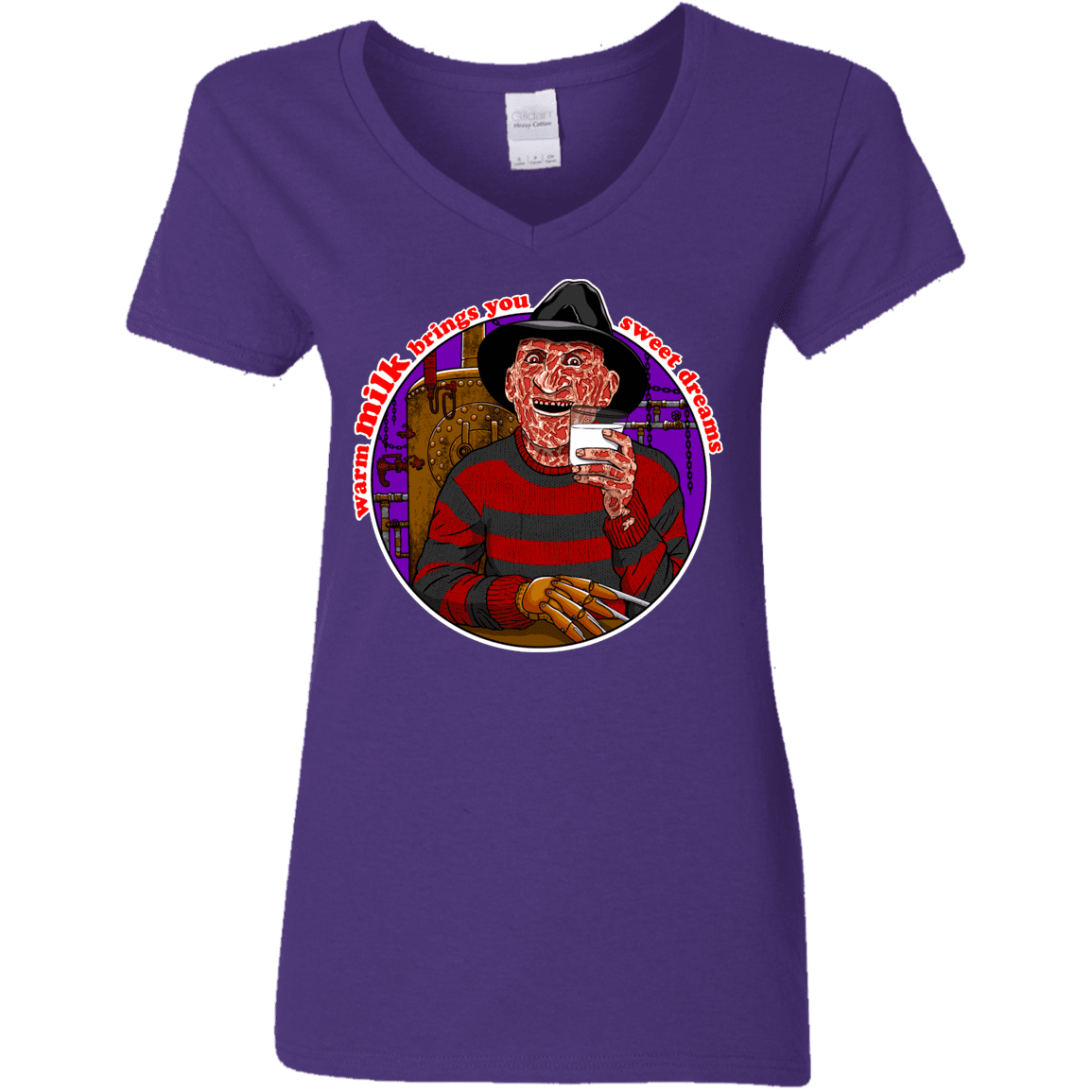 T-Shirts Purple / S Sweet Dreams Women's V-Neck T-Shirt