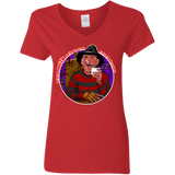 T-Shirts Red / S Sweet Dreams Women's V-Neck T-Shirt