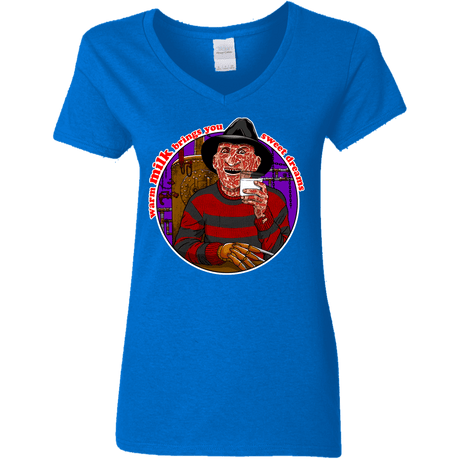 T-Shirts Royal / S Sweet Dreams Women's V-Neck T-Shirt