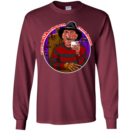 T-Shirts Maroon / YS Sweet Dreams Youth Long Sleeve T-Shirt