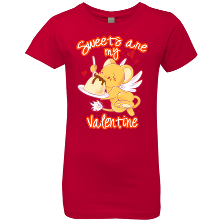 T-Shirts Red / YXS Sweets are my Valentine Girls Premium T-Shirt