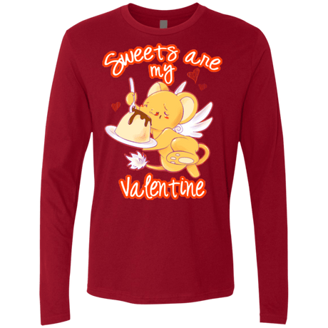 T-Shirts Cardinal / Small Sweets are my Valentine Men's Premium Long Sleeve