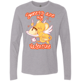 T-Shirts Heather Grey / Small Sweets are my Valentine Men's Premium Long Sleeve