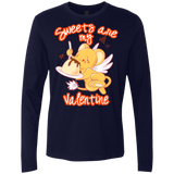 T-Shirts Midnight Navy / Small Sweets are my Valentine Men's Premium Long Sleeve