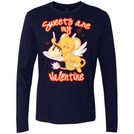 T-Shirts Midnight Navy / Small Sweets are my Valentine Men's Premium Long Sleeve
