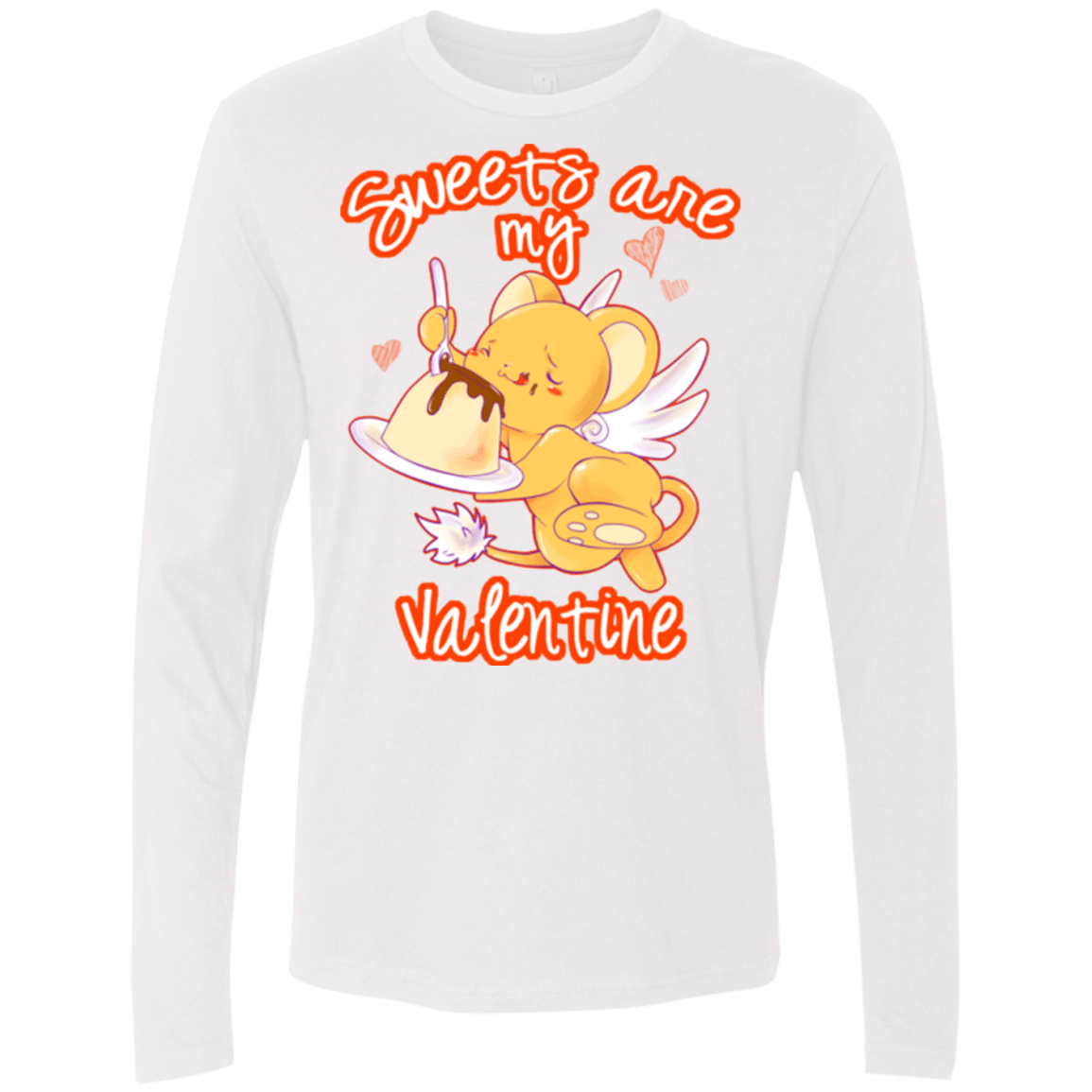 T-Shirts White / Small Sweets are my Valentine Men's Premium Long Sleeve