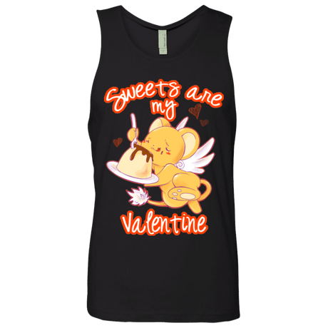 T-Shirts Black / Small Sweets are my Valentine Men's Premium Tank Top