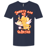 T-Shirts Midnight Navy / X-Small Sweets are my Valentine Men's Premium V-Neck