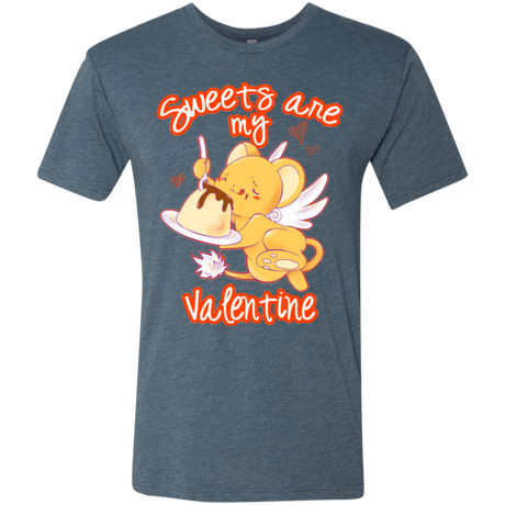 T-Shirts Indigo / Small Sweets are my Valentine Men's Triblend T-Shirt
