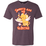 T-Shirts Vintage Purple / Small Sweets are my Valentine Men's Triblend T-Shirt