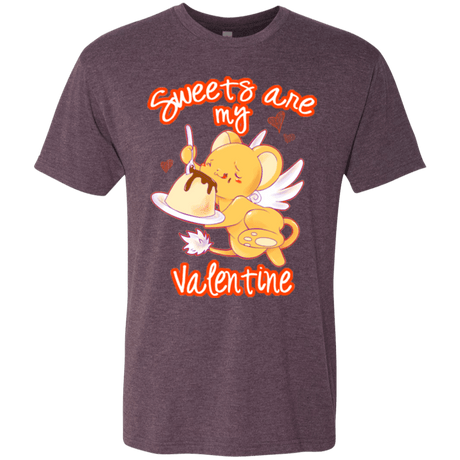 T-Shirts Vintage Purple / Small Sweets are my Valentine Men's Triblend T-Shirt