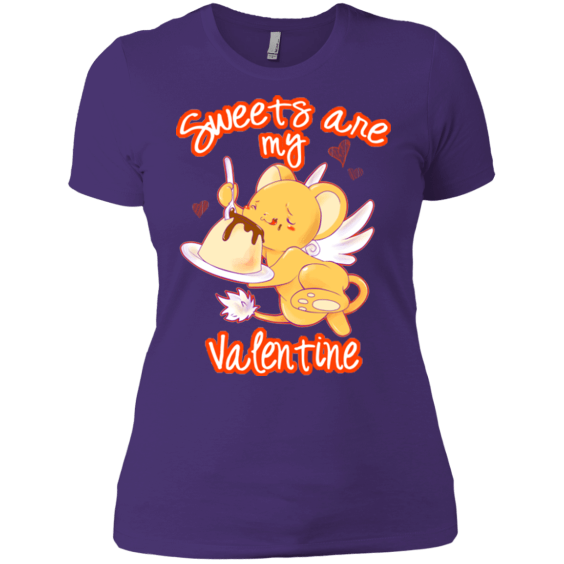 T-Shirts Purple / X-Small Sweets are my Valentine Women's Premium T-Shirt