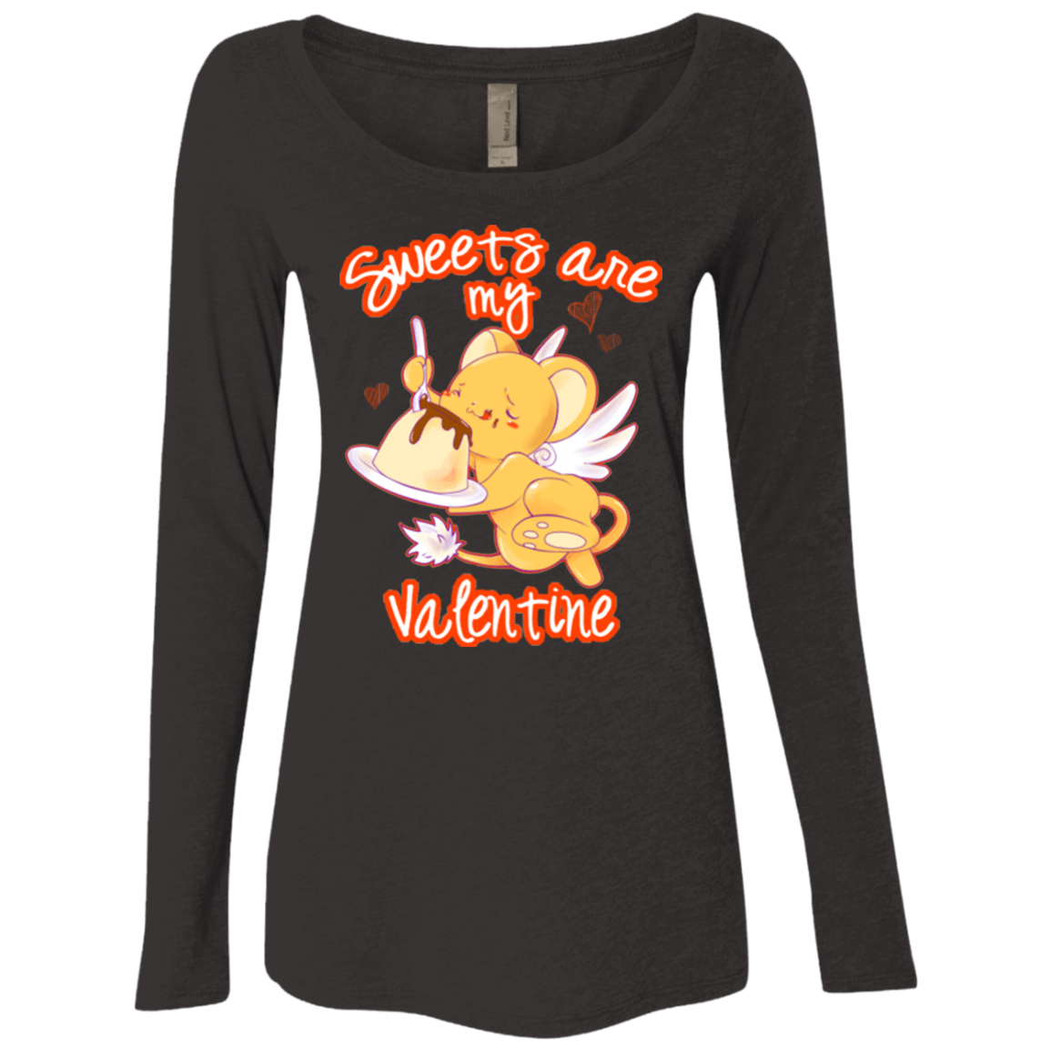 T-Shirts Vintage Black / Small Sweets are my Valentine Women's Triblend Long Sleeve Shirt