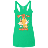 T-Shirts Envy / X-Small Sweets are my Valentine Women's Triblend Racerback Tank