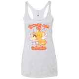 T-Shirts Heather White / X-Small Sweets are my Valentine Women's Triblend Racerback Tank