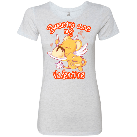 T-Shirts Heather White / Small Sweets are my Valentine Women's Triblend T-Shirt