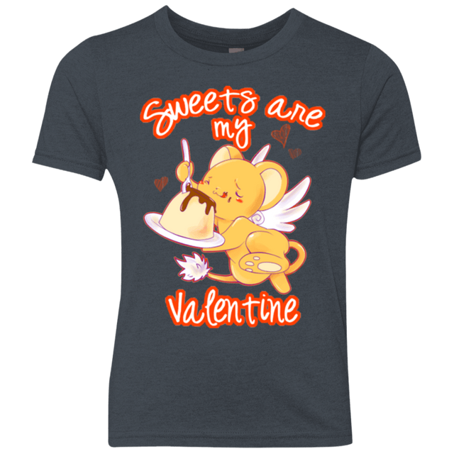 T-Shirts Vintage Navy / YXS Sweets are my Valentine Youth Triblend T-Shirt
