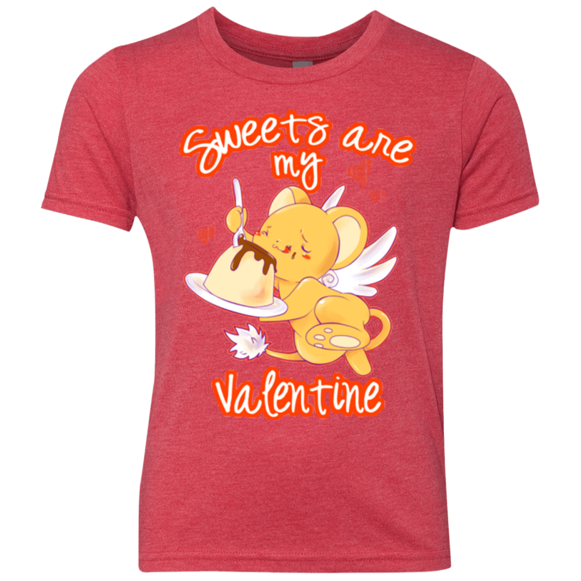 T-Shirts Vintage Red / YXS Sweets are my Valentine Youth Triblend T-Shirt