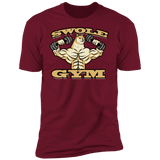 T-Shirts Cardinal / S Swole Gym Men's Premium T-Shirt