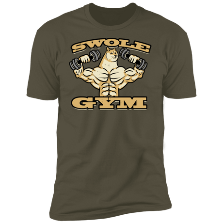 T-Shirts Military Green / S Swole Gym Men's Premium T-Shirt